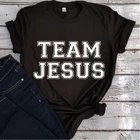 Рубашка с изображением Иисуса из команды христианские женщины, верная футболка, религиозная футболка, христианская одежда, христианская футболка для мужчин XL