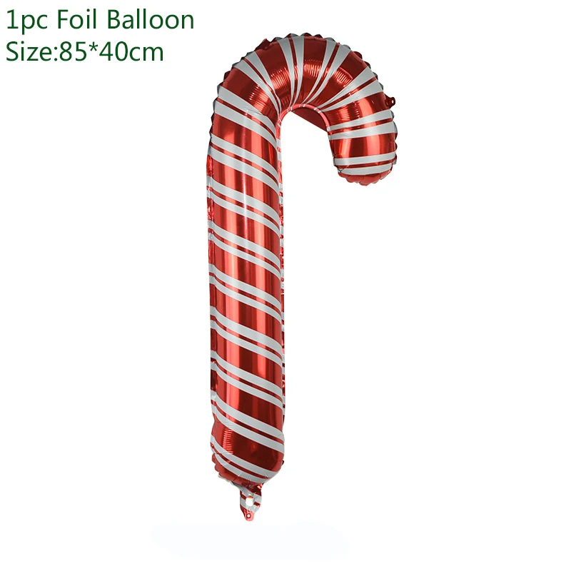 1pc Foil Balloon Украшения для рождественской вечеринки, Рождественский латексный бумажный шарик, баннеры, сделай сам, праздничные вечерние принадлежности, рождественские украшения для дома - Цвет: 1pc Foil Balloon