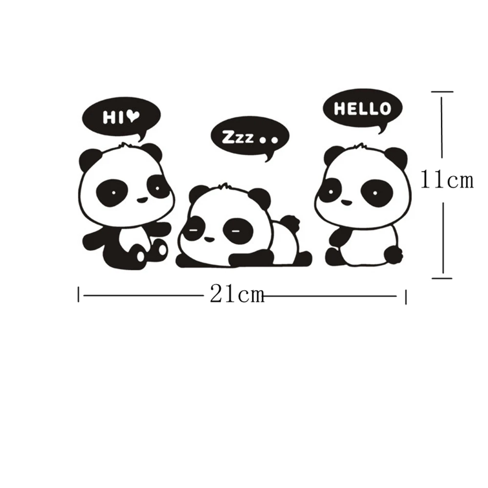 

Panda decals car stickers car window bumper stickers art car styling car decoration