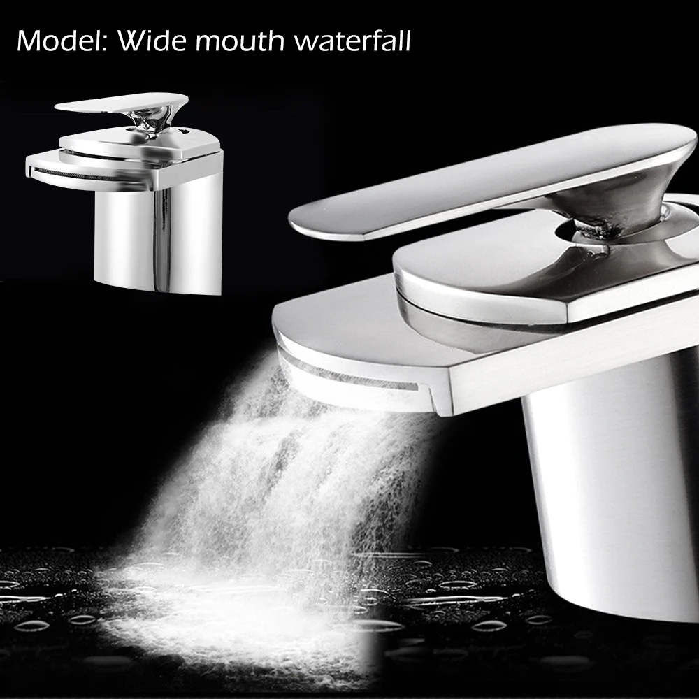 Кран-водопад для ванной латунный Смеситель раковины смеситель комнаты |