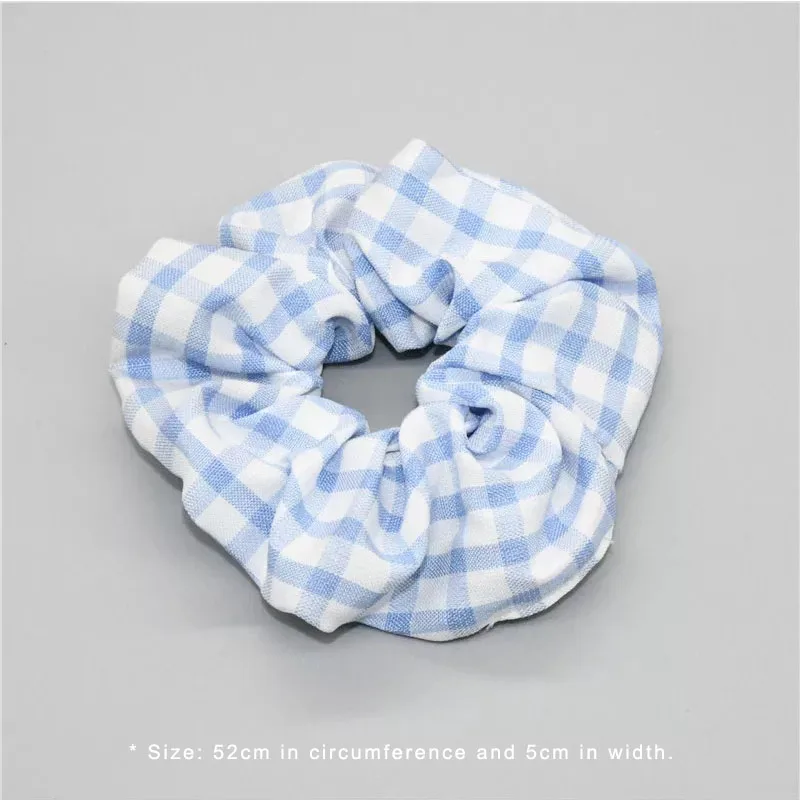 Хит продаж клетчатые резинки для волос аксессуары женщин и девушек эластичные