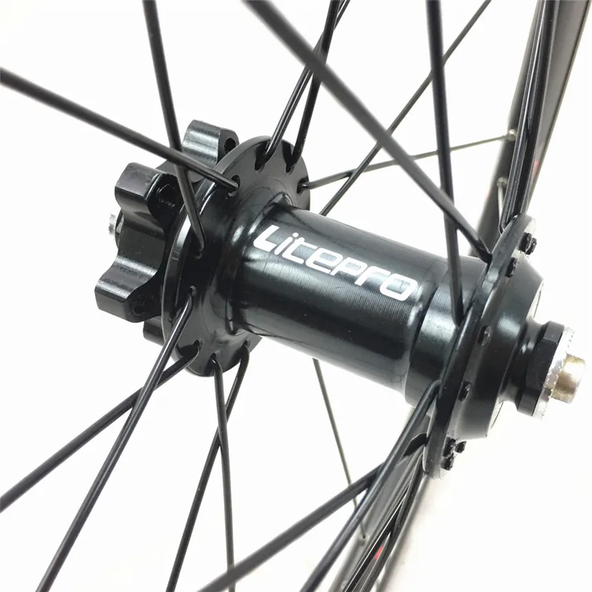 Preise Litepro AERO TXB 11Speed Laufradsatz Hohe Felge 20 Zoll 451 Disc V Brems Faltrad Räder Für Dahon Fnhon P8 Fahrrad