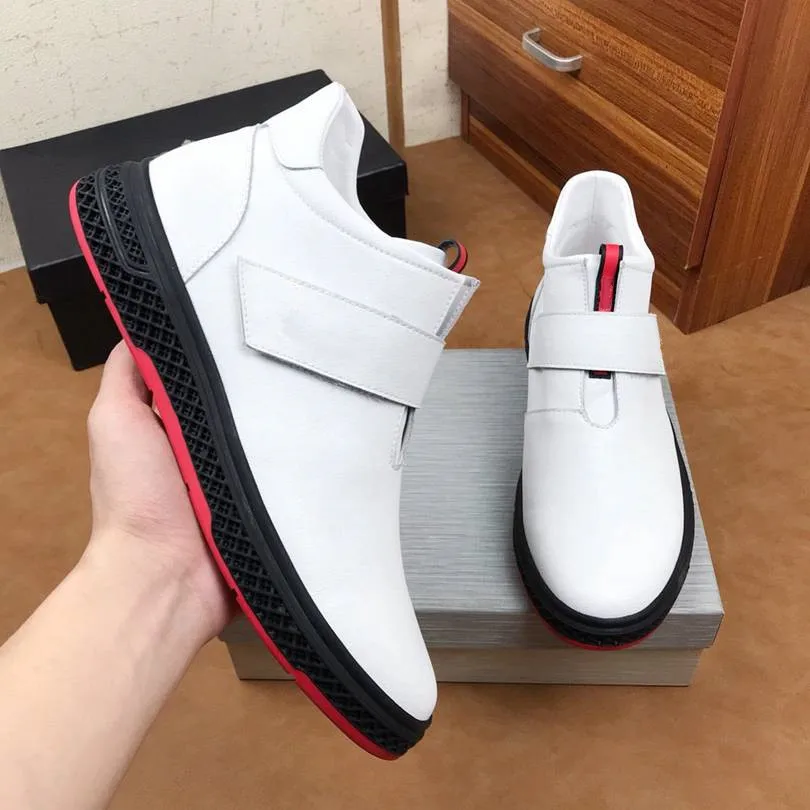 

Luxury Quality Genuine Leather Fashion Men Shoes Autumn Winter Men Casual Shoes Breathable All-match White Men Shoes