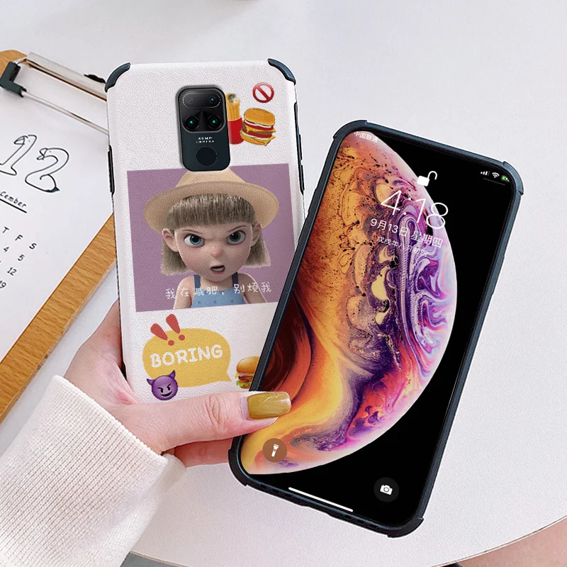 

Earning Girl Phone Case For Xiaomi Redmi 9 Note 9 8 7 Pro K40 K30 Pro Leather Cover