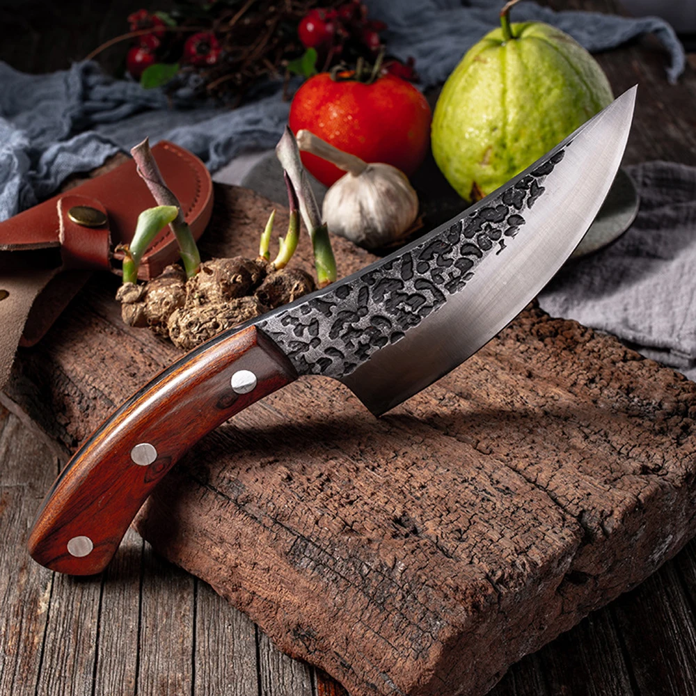 Нож мясника для резки мяса небольшой Scimitar ковка свинка мясник специальный убийца
