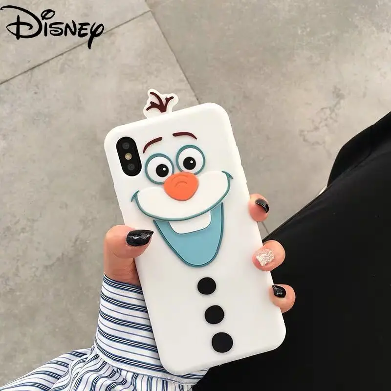 

Disney Snow Treasure for IPhone 7/8P/X/XR/XS/XSMAX/11/12pro Cute Cartoon Silicone Anti-drop Phone Case