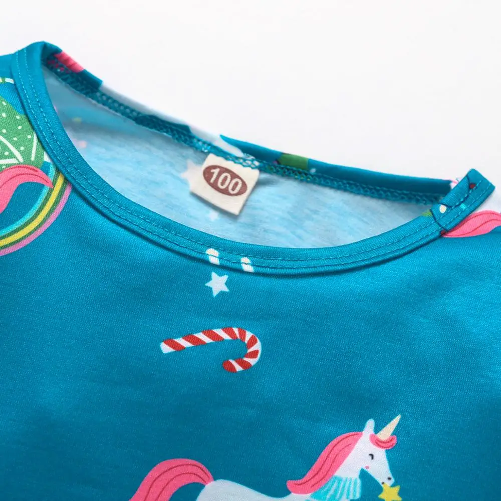 Комплекты одежды для девочек Новая Осенняя Модная стильная Рождественская