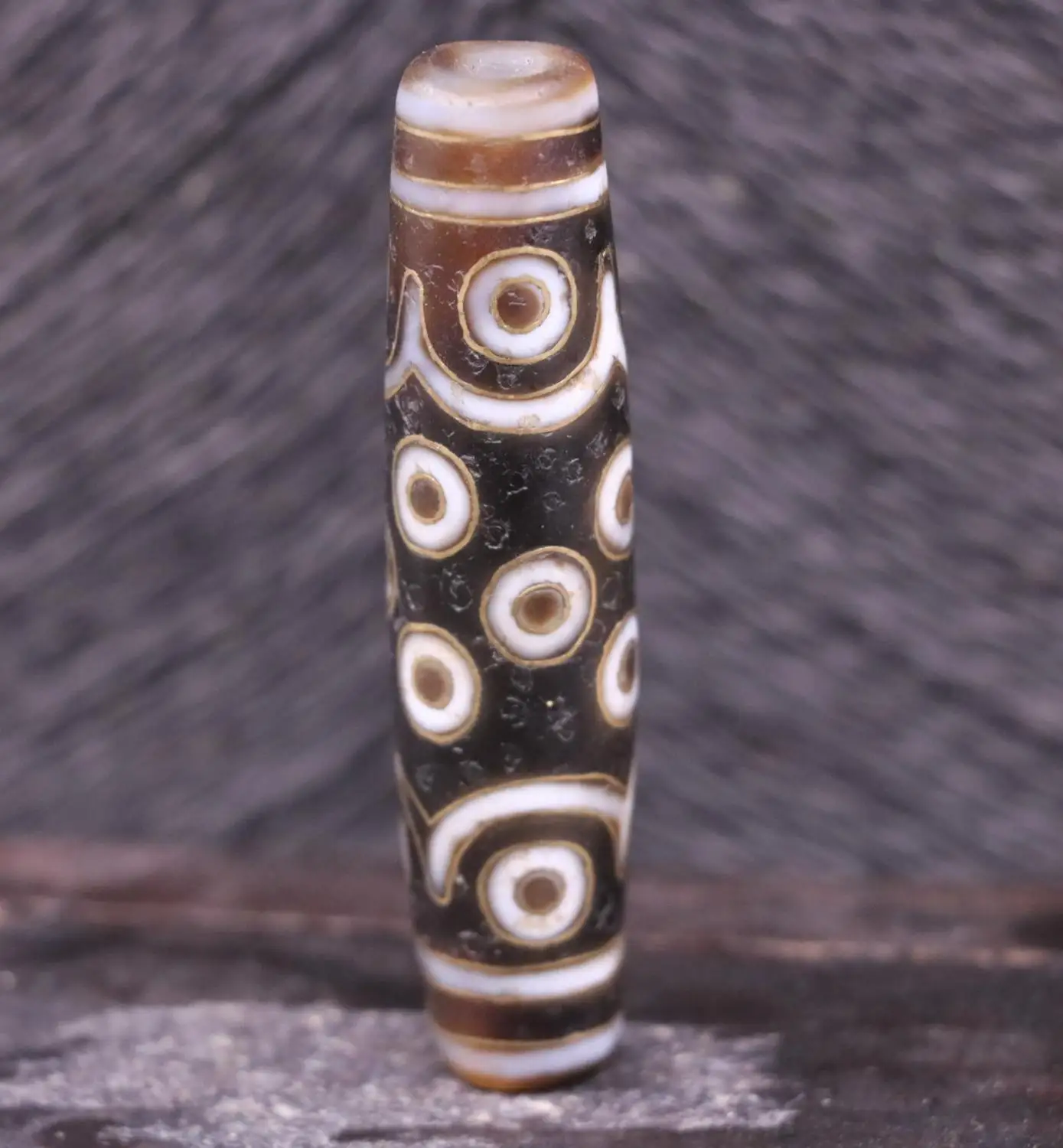 

Настоящее сокровище LKbrother высокое качество энергии волшебная сила Тибетский Старый Агат 15 глаз 4 полосы золото инкрустированные длинные дзи Амулет из бисера