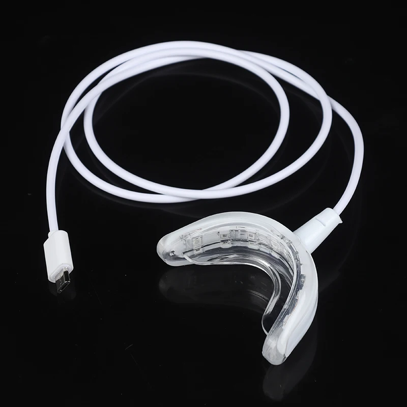

LED Teeth Whitening Portable USB Blue Light Charging Led Dental Instrument Teeth Whitening Device Equipment PET 1pc