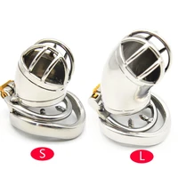 chaste bird male stainless steel cock cage penis ring chastity device with stealth new lock adult sex toys a271