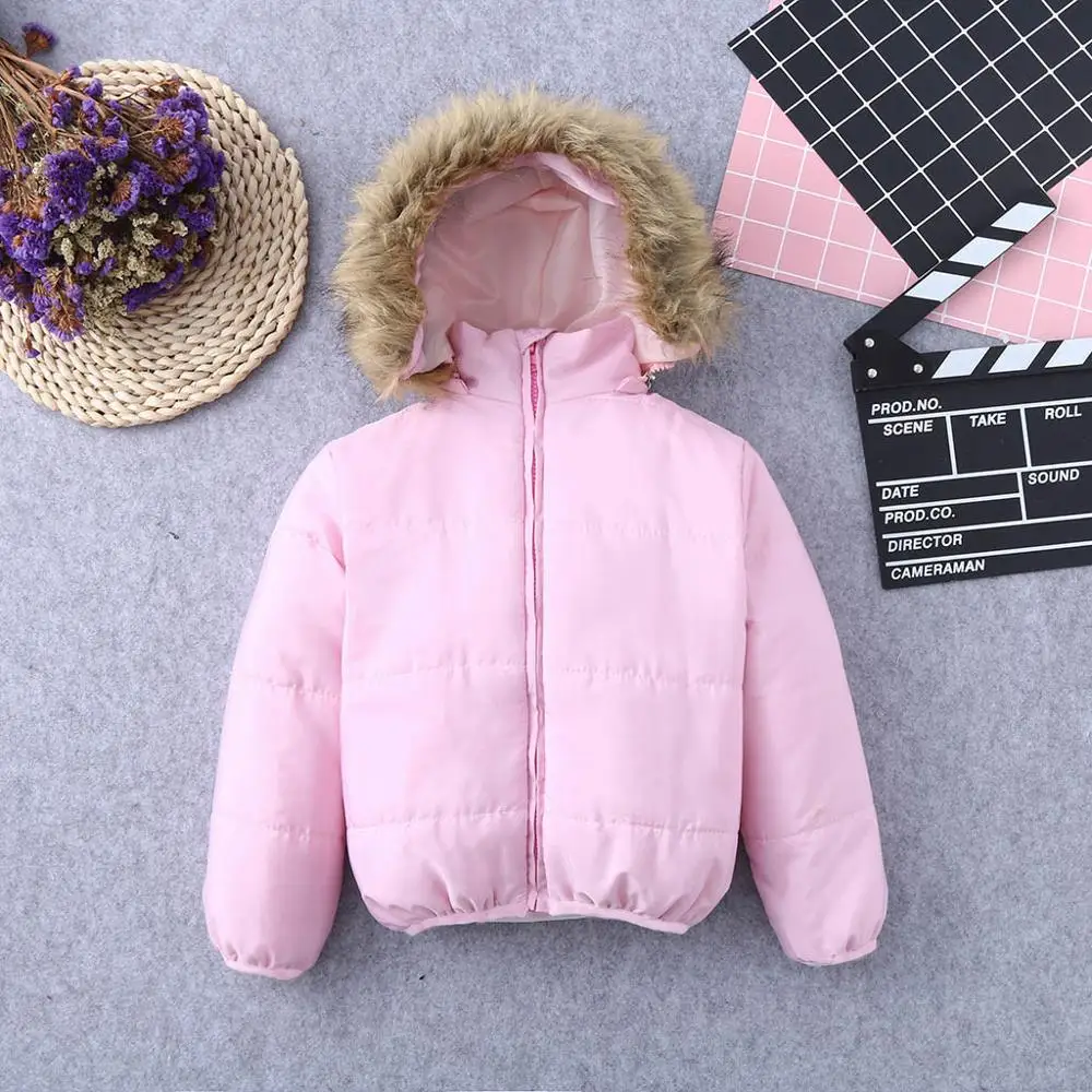 Baby Girl Boy Clothes Kids Winter Jacket For Kids Girls Solid Hoodie Baby Winter Coat Cute Warm Baby Boy Winter Jackets Girls
