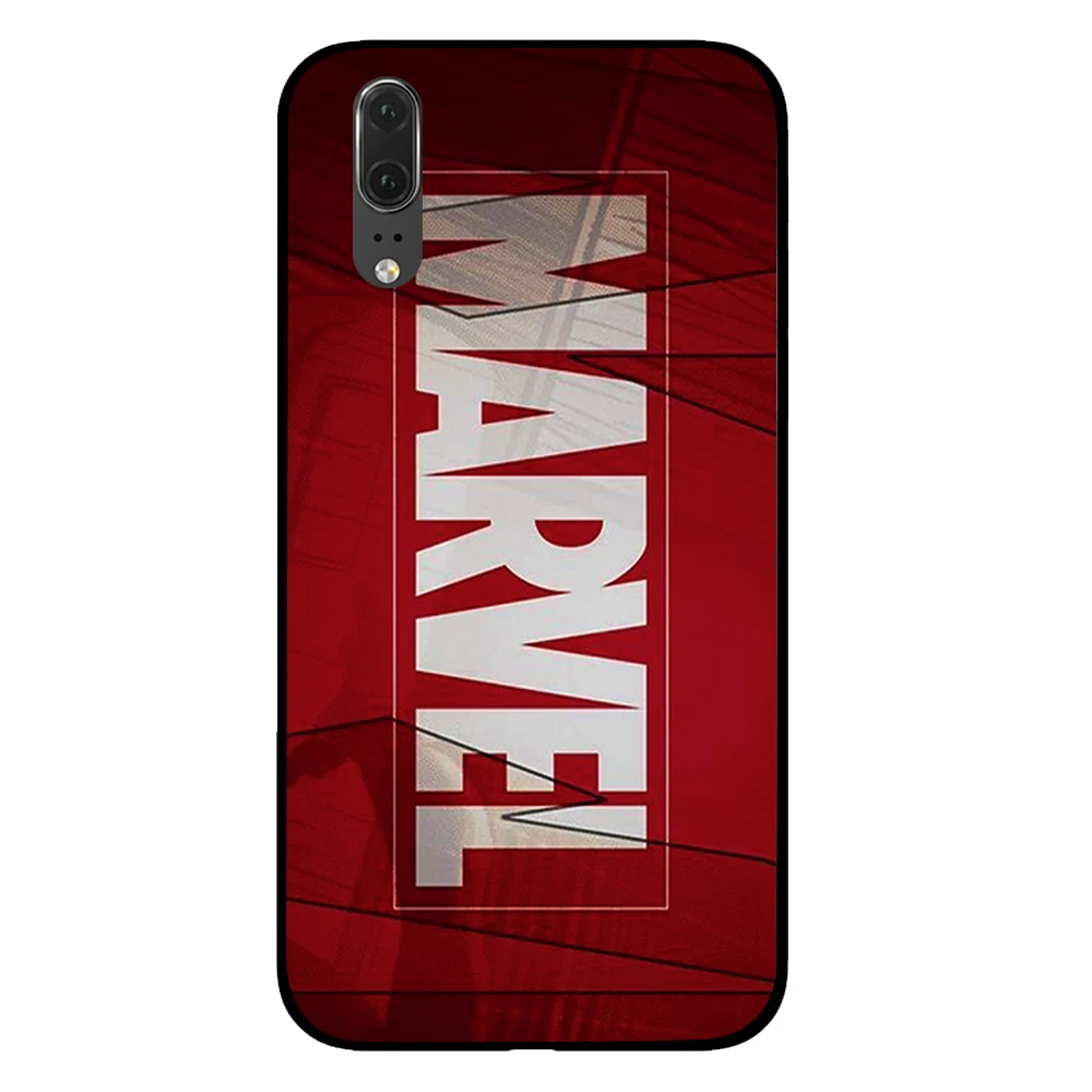3 Черный чехол с человеком-пауком и Америкой для телефона marvel comic для huawei P30 P20 mate 10 20 Pro Lite Nova 3 4 3i - Цвет: 3