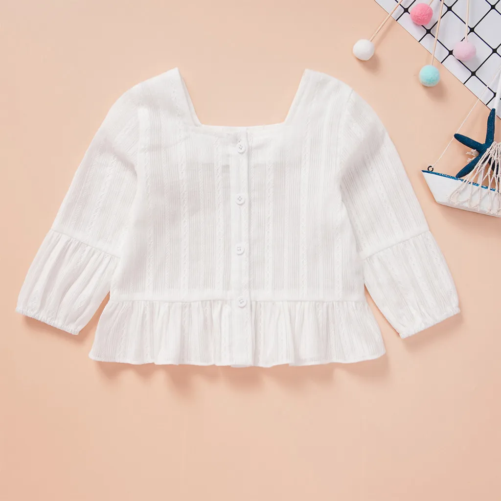 Детская одежда Новинка 2019 года горячая распродажа рубашка для маленьких девочек