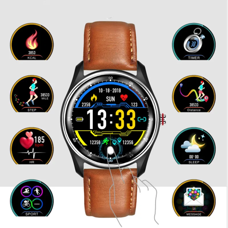 LYKRY MX9 ECG PPG мужские и женские смарт часы с монитором кровяного давления