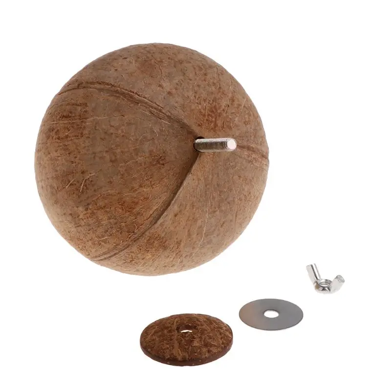 Гнездо для попугая из натуральной кокосовой скорлупы кормушка птиц белок