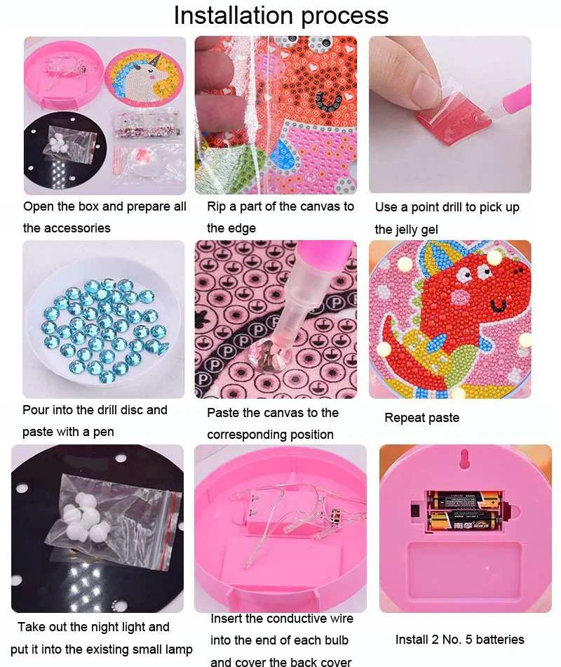 5d DIY Бриллиантовая украшающая картина ручной работы Набор для рисования с