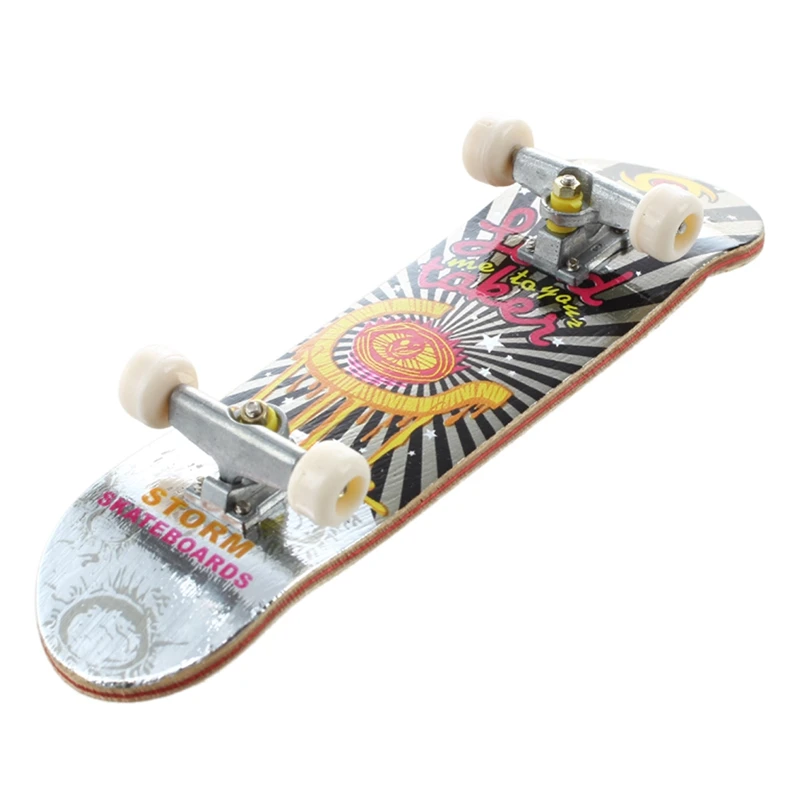 HT00640 Fingerboard Finger скейт доска + отвертка случайный узор|Мини скейтборды и байки| |