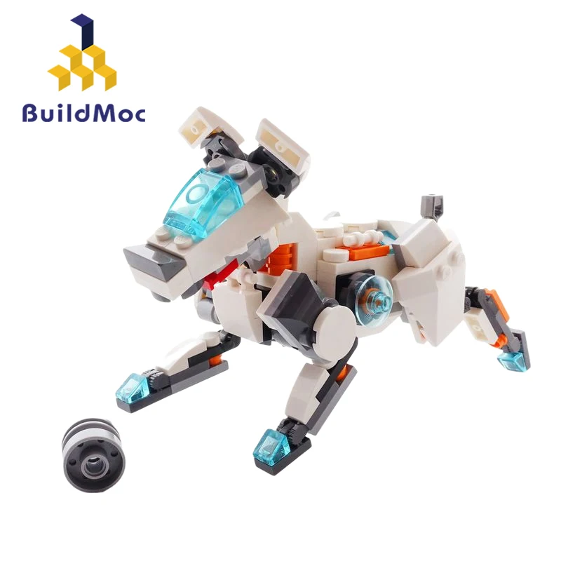 

Buildmoc, 12226, креативные строительные блоки для собак, 160 шт., 11,2*5*12 см, развивающие игрушки, детский подарок, игрушки для детей, идеи, мини-модель