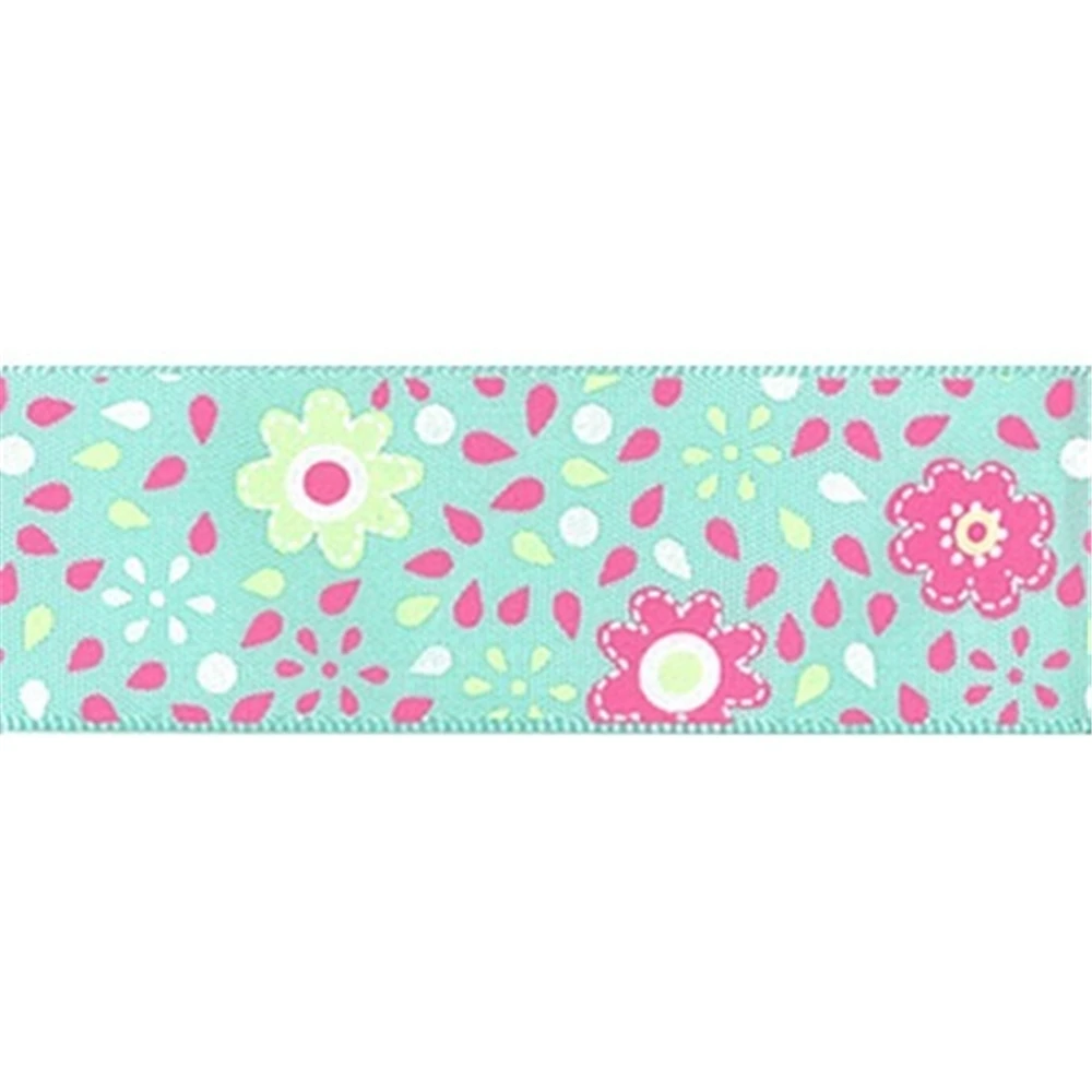 Новинка 25 мм 5 ярдов термопереводная печатная лента серия Подсолнух украшения