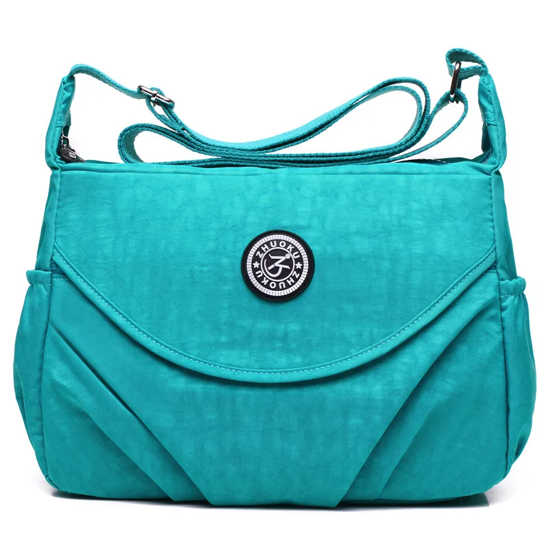 Новинка 2020 сумки через плечо на одной молнии и нейлоновая Водонепроницаемая