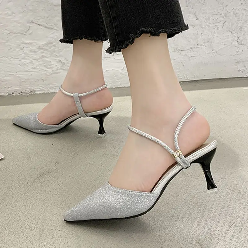 Новинка женская обувь 2020 года туфли лодочки с острым носком из органической кожи