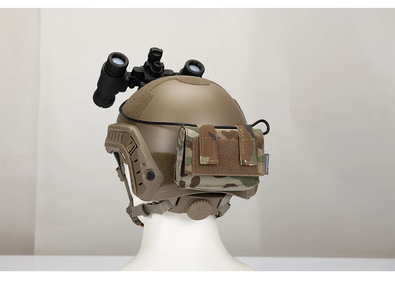 IDOGEAR Тактический шлем универсальный чехол съемный задний Чехол NVG противовес аккумуляторная сумка 3549