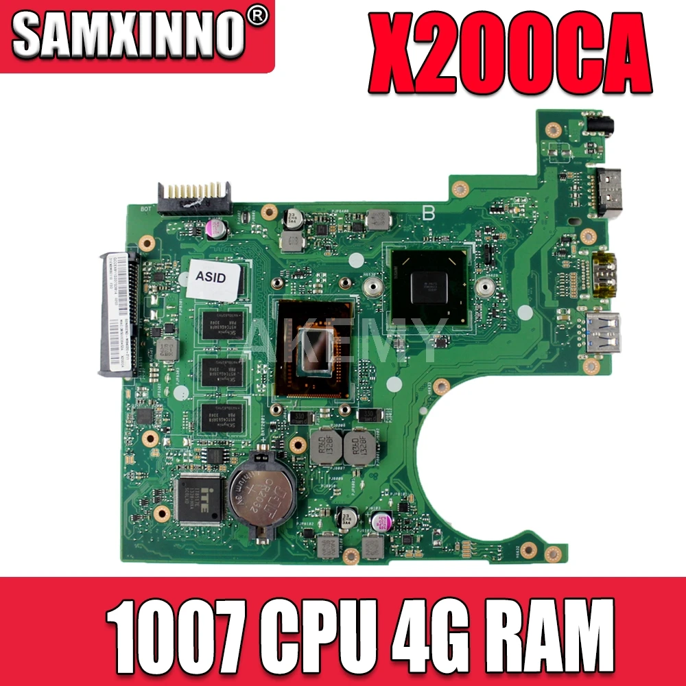 

X200CA материнская плата REV2.1 с 1007CPU 4G памяти 100% протестирована