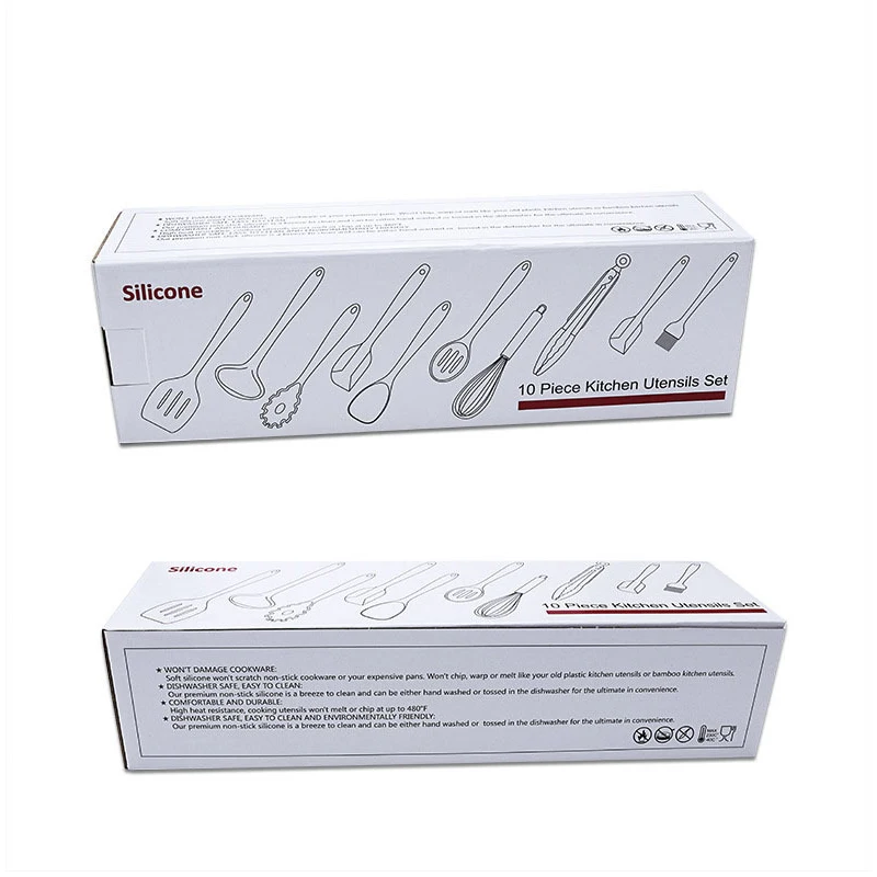 Набор силиконовых кухонных принадлежностей антипригарная лопатка черпак