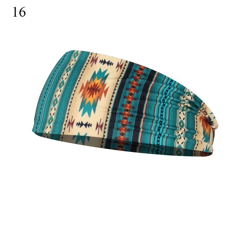 

Bandage Print Bands Gym Headbands Elastic Hair Band Running Sport Wide Headwrap Women Headpiece Fashion Turban Hair Accessories