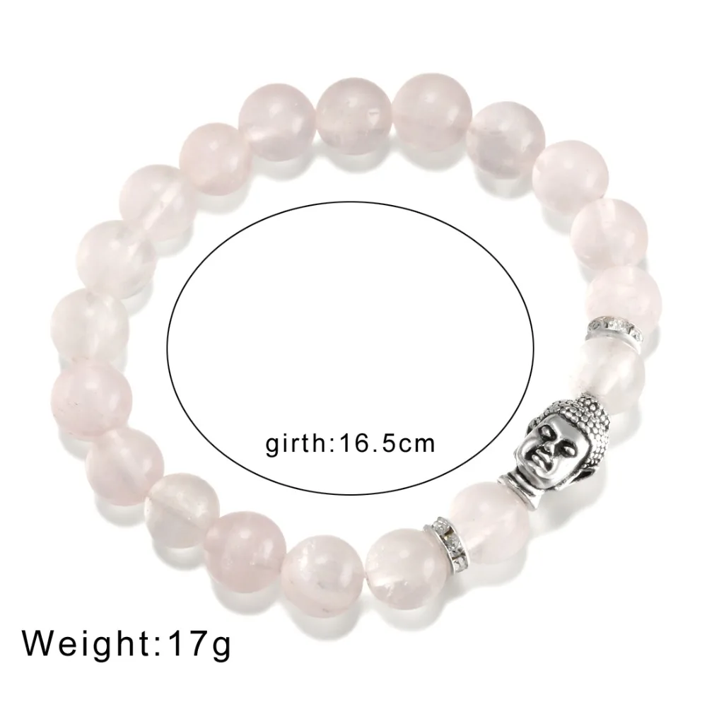 Браслет женский мужской эластичный с кристаллами буддийские амулеты на голову |