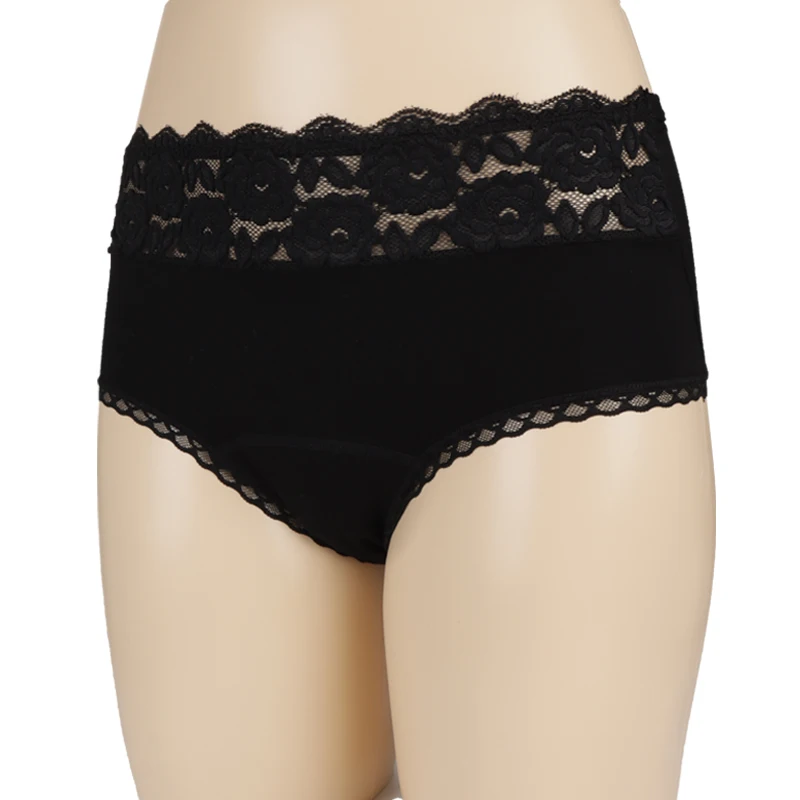 Сексуальные женские менструальные трусики для физиологического периода 4 слоя с