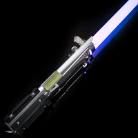 lgt lightsaber graflex luke force heavy dueling light saber infinite color changing with 9 sound fonts sensitive smooth swing