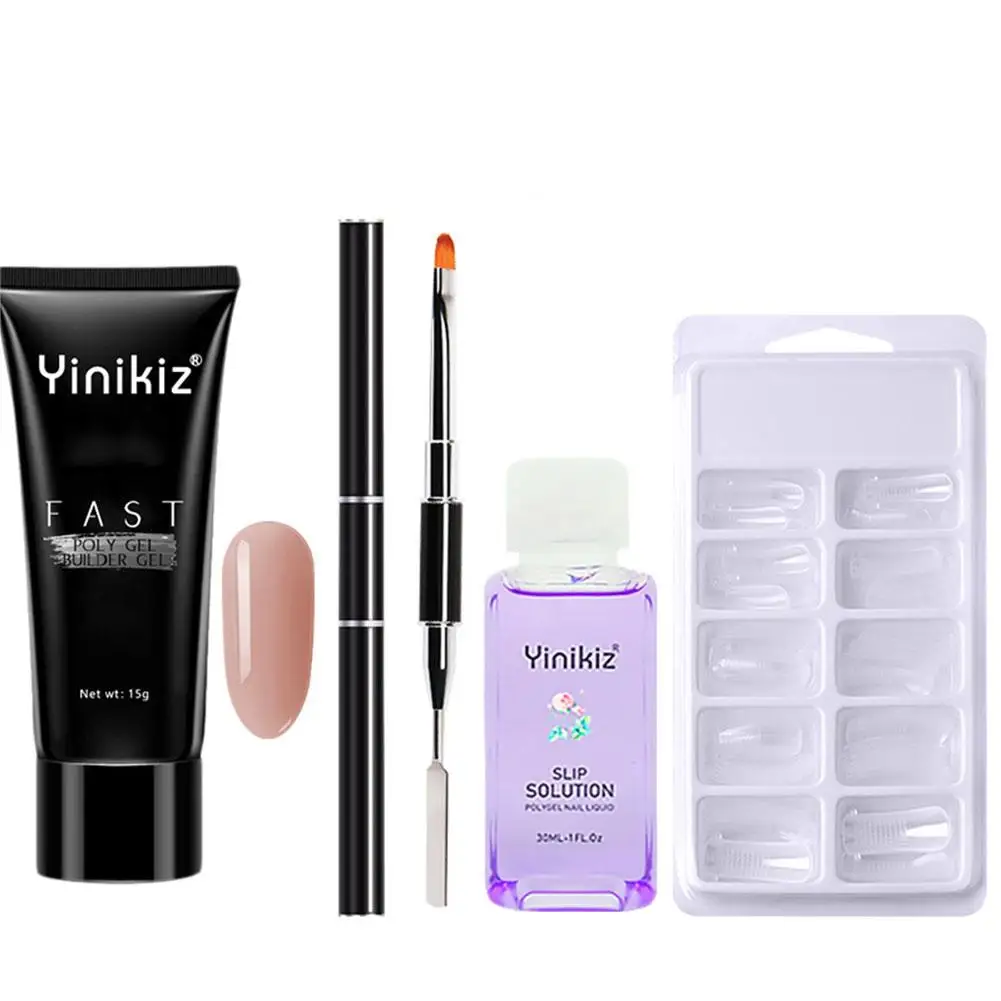 

Profesional Poly Nail Gel Nail Kit Of Nail Kit Professional Set Art Design Decorations Extension Kit For Poly Nail Gel Kit