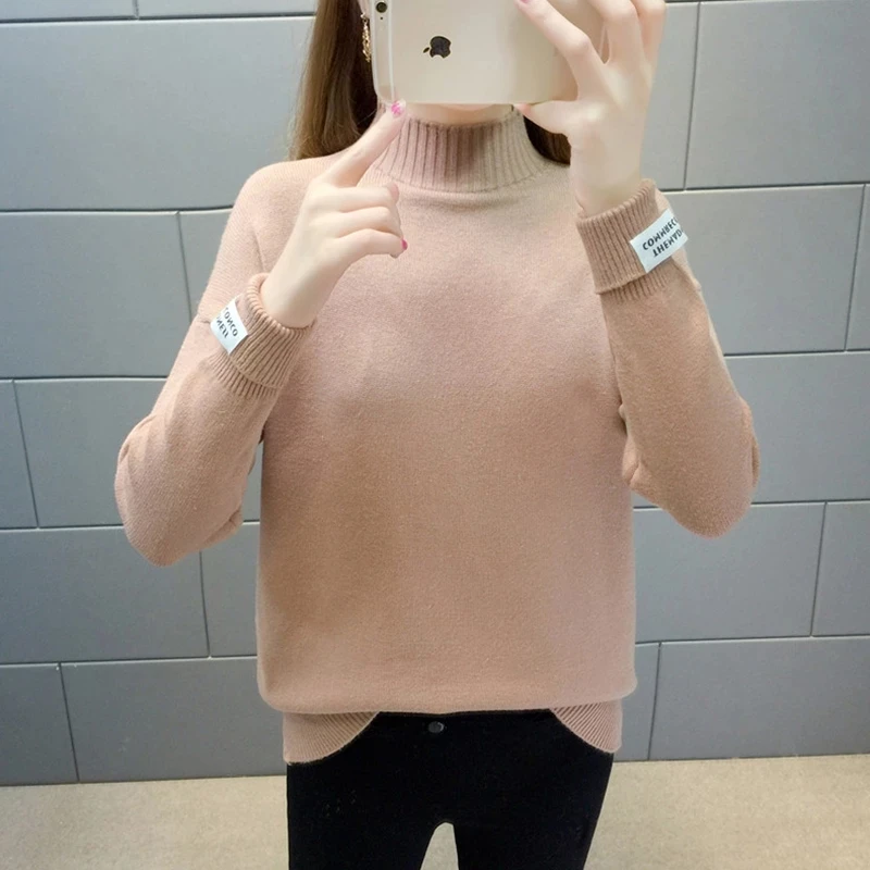 TIGENA Thick Warm Turtleneck Sweater Women 2020 Winter Knitted Pullover Female Long Sleeve Cashmere Jumper Tops | Женская одежда