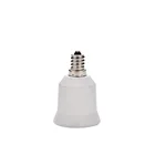 Новый Белый преобразователь лампочек E12 в E26E27