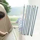 8 секций Железный тент стрелы стержни для палатки навес стойки брезента держатель кронштейн для кемпинга стрелы стержни для палатки