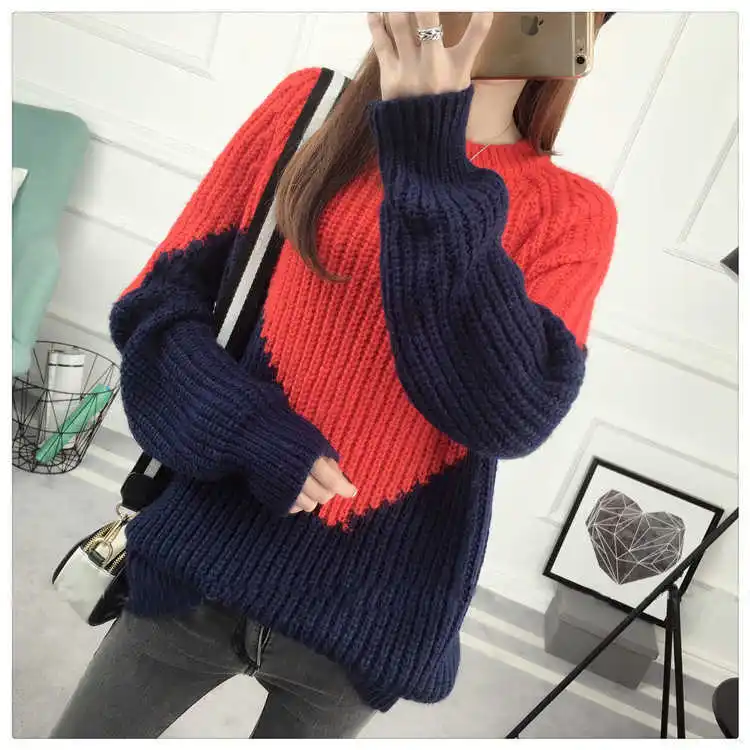 

Thick woolen sweater for women's new net red in autumn and winter