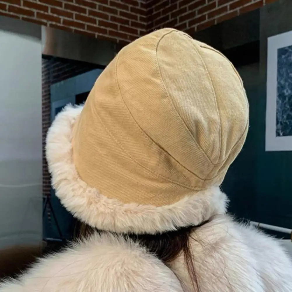 

Плотная простая Солнцезащитная Женская рыболовная Кепка-ведро однотонного цвета