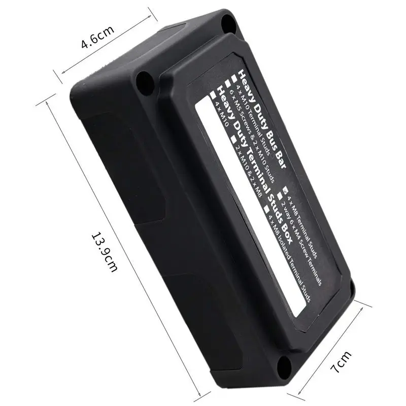 DC 48V 300A 4 клеммные зажимы шина распределительный блок питания для автомобиля