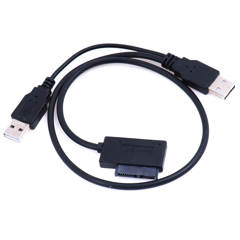 USB2.0 до 6 + 7 13Pin Slimline тонкий кабель SATA с внешним USB 2 0 Питание для ноутбука CD-ROM DVD-ROM