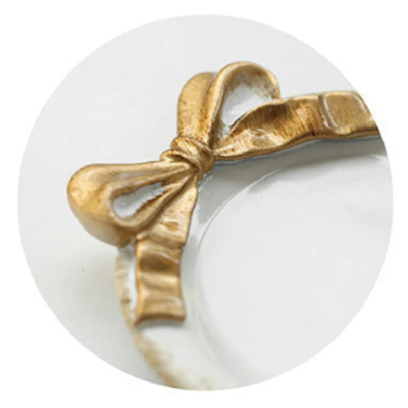 2 шт. европейский стиль лотки для хранения тортов с бантом органайзер макияжа