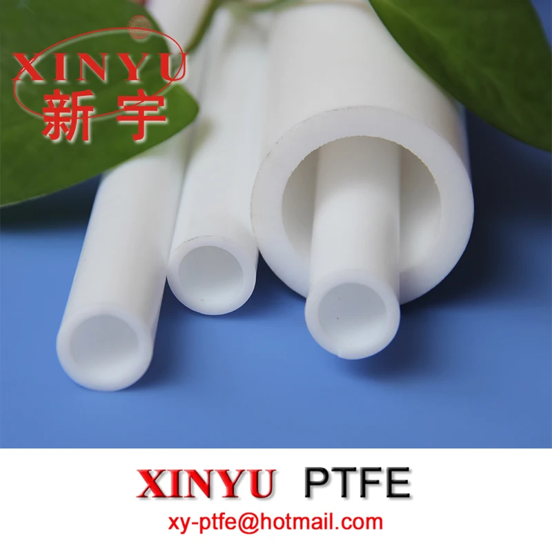 Девственные ПТФЭ трубы большого диаметра PTFE трубки, прямые тефлоновые трубки, лист для создания формы трубки