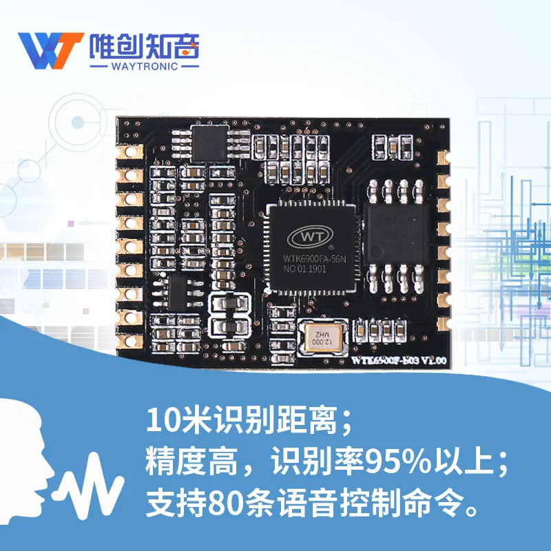 Флюоресцентный модуль распознавания речи с дистанционным управлением бытовой техники