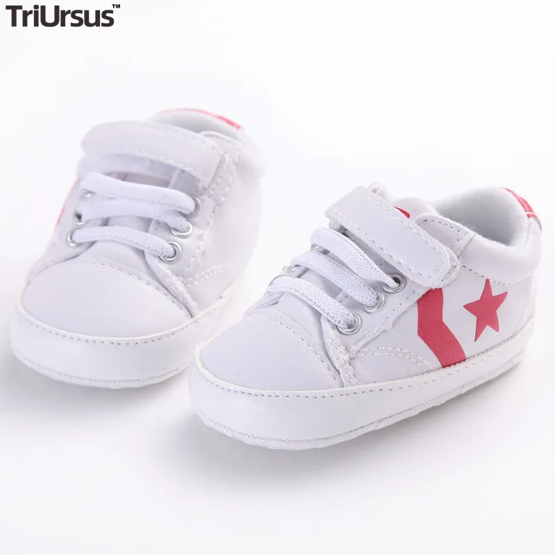 

Детская спортивная обувь на липучке, полосатые модные кроссовки с пятизвездочным принтом для маленьких мальчиков и девочек, милая детская ...