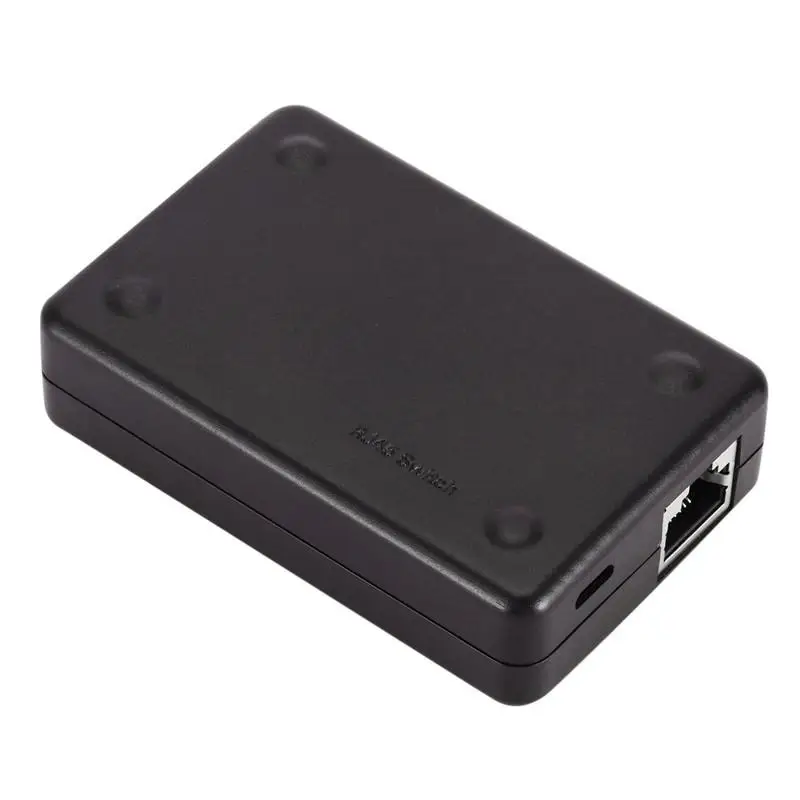 Сетевой мини коммутатор с 2 портами RJ45 сетевой Ethernet двухпортовый ручным общим