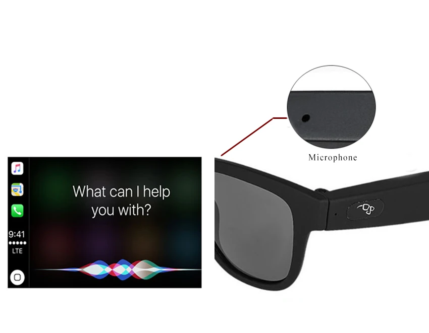 Conway умные солнцезащитные очки Bluetooth динамик гарнитура костная проводимость музыкальные очки сенсорное управление голосовые звонки очки для вождения