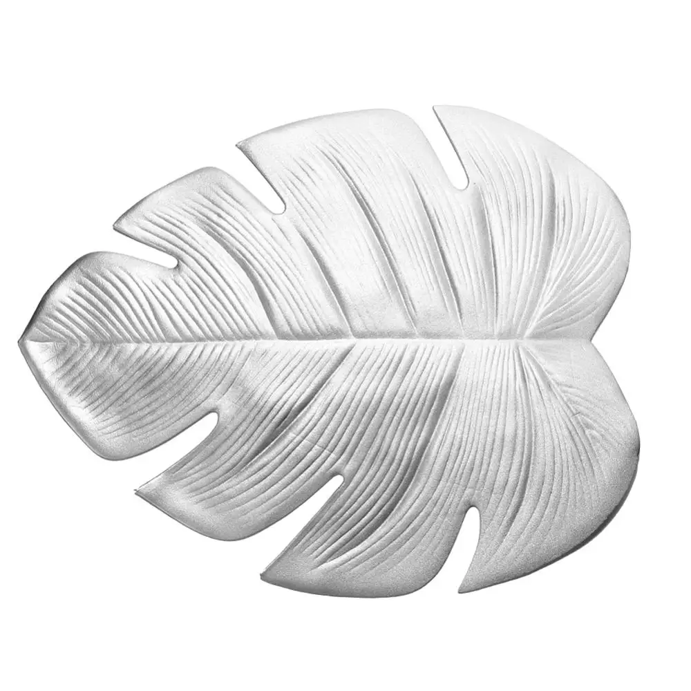 

Artificial Fake Palm Leaves Table Placemat Cup Coaster Tea Table Mat Hawaii Wedding Table Decoration Summer Party Insulated Pad