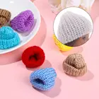 5 шт. куклы вязаная шапка бини шапка украшения для детей игрушки подарок на день рождения куклы аксессуары масштаб 112 миниатюрный кукольный домик