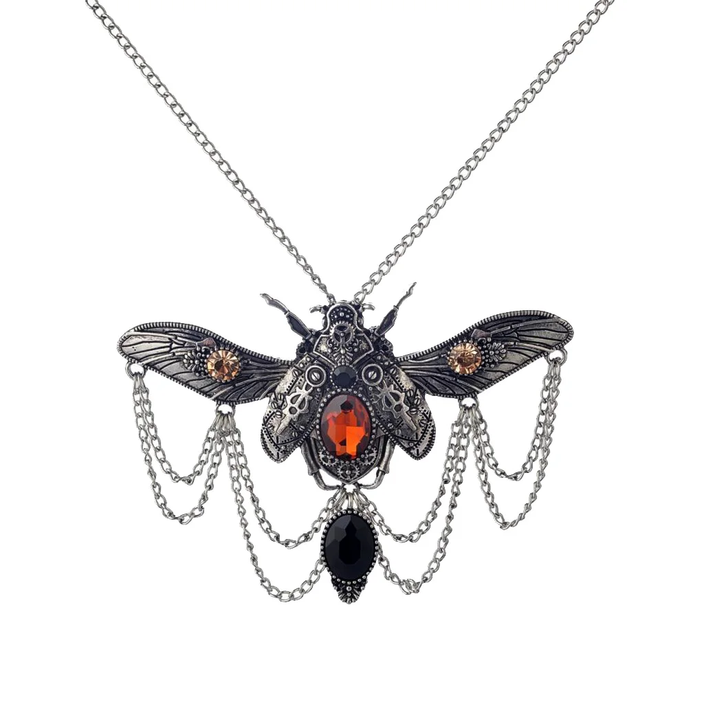 Ожерелье в стиле стимпанк из смолы пчела насекомое механическое с подвеской |