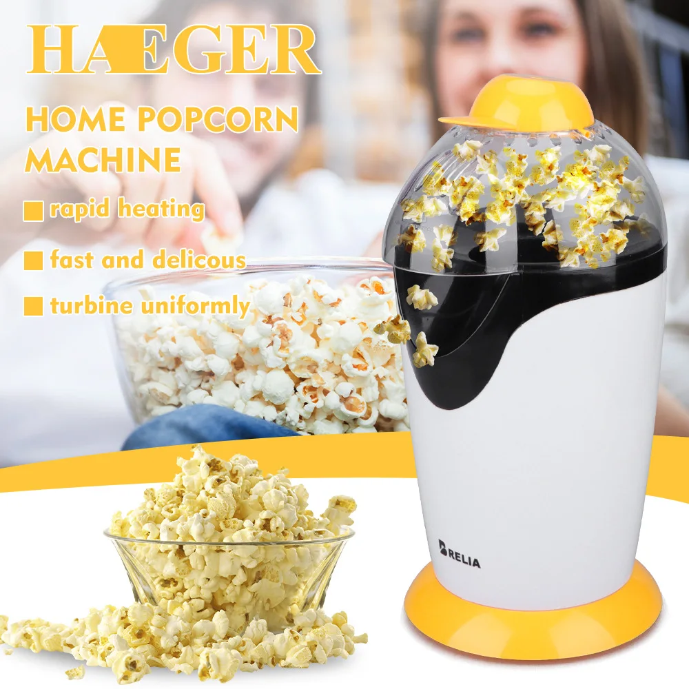 

Mini Popcorn Maker Household Automatic Electric Hot Air Popcorn Machine DIY Popcorn Machine With Switch Control